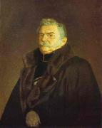 Sergey Zaryanko Portrait Of Adjutant-General K. A. Shilder oil on canvas